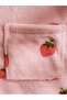 Lcw Dream Strawberry Patterned Plush Women's Dressing Gown - 3