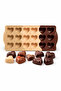 1 Piece Heat Resistant Fireproof Non-Stick 1 Piece Silicone Heart Chocolate Mold -Ice Mold - 4