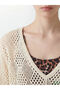 Two Mt Shop Quality Soulife Beige Lace Patterned Standard & Regular Women's Jumpsuit - 3