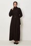 Belted Linen Effect Dress 46324