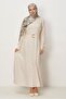 Belted Linen Effect Dress 46324