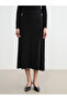 Nevavm A-Line Ribbed Skirt with Elastic Waist - 2