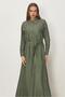 Belted Stone Printed Dress 45763 - 2