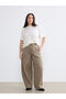 Two Mt Shop Quality Soulife Beige 3 Thread Rastered Plain Loose & Baggy Women's Sweatpants - 2