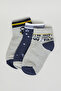 3 Pack Patterned Ankle Socks