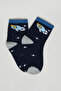 3 Pack Patterned Ankle Socks - 2