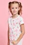 Printed T-Shirt with Crew Neck and Short Sleeves - 3