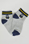 3 Pack Patterned Ankle Socks - 2