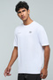 Printed T-Shirt with V-Neck and Short Sleeves - 5