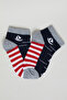 3 Pack Patterned Ankle Socks - 4