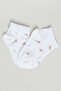 3 Pack Patterned Ankle Socks - 2