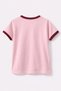 Pink - Bordo Girls' T-Shirt 100% Cotton - 3