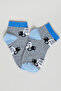 3 Pack Patterned Ankle Socks - 4