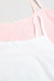 2 Pack Solid Bralettes - 4
