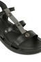 409068.Z Black Women's Flat Sandals - 7