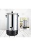 30L Electric Water Boiler 2000W Stainless Steel Hot Water Urn with Tap for Tea Coffee Catering - 2