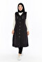 Women's Plus Size Quilted Vest - 4