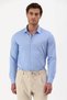 Blue Regular Fit Comfortable Cut Viscose Cotton Shirt 4017-03 - 2