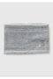 Boy's grey melange logo detail neck warmer - 2