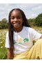 Vizyon New Season Crew Neck Floral Embroidered Girls' T-Shirt
