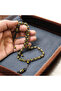 Special Production Amber and Silver Inlaid Barley Cut Kuka Prayer Beads - 4