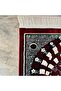 Islamic Prayer Mat – Floral Persian Style Velvet with Fringe, Soft Musallah Rug (Red, 80x120 cm) - 6