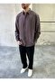 Tencel Washable Oversized Flowy Brown Shirt