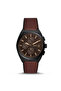 Analog Men's Watch Stainless Steel Leather Strap - 2