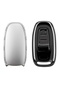 Audi A4-A5-A6-A7-Q5-Q7 Soundless Compatible Silicone Auto Key Control Case Cover Gray - 2