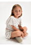 Girl's 2-Piece Set Beige 3949 - 2