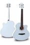 Combo Offer White Acoustic Guitar with Bag picks Strap,Capo, And Etc - 2