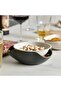 Jj doubledish serving bowl - gray - 2