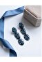 Spiral Row Polymer Clay Handmade Nail Earrings (Apparatus Stainless Steel) - 4