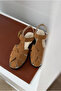 Women's Sandals Camel Suede