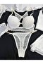 Satin Dressing Gown Nightgown Underwear Boxed Dowry Set 12 Pieces - 7