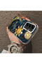 Samsung Galaxy A56 Compatible Silicone Edge Hard Back Anti-Fall Phone Case with Moon and Star Pattern - 3