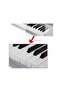 Silver 61-Key Touch Response Electronic Organ A668 with LED Digital Display - 4
