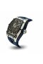 Phantom Skeleton Automatic Watch for Men – Luxury Open Skeleton Dial, Blue Silicone Strap, - 3