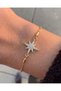 Anti-Tarnish Steel Bracelet |   Polar Star Women's Handcuff Bracelet |   Bracelet Gold for Sensitive Skin