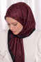 Women's Shawl Jacquard Natural Fiber Shawl Luxurious Silky Texture - 2