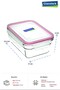 Rectangular Glass Storage Container 1730 ml - 4