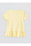 Esvab • Modern & Distinctive Zero Roba Collar Ruffled Printed Girls' T-Shirt - 3