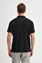 Polo Collar Men's Black T-Shirt Caz 40480 - 3