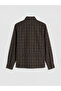 Two Mt Shop Quality Hakim Collar Plaid Oversize Women's Shirt - 6