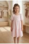 Girl's Stylish Summer Dress with Button Detail - 2
