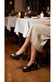 Closed Top Side Buckle Leather High Heeled Ankle Buckle Women's Summer Sandals - 9