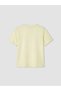 Koor Sport Yellow Embroidered Soft Touch Women's Sports T-Shirt with Nevavm Difference - S6S414Z8-Fdq - 2