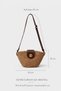Women's Straw Knitted Shoulder Bag Cty-Lbn-6356 Mini Size 29X16 cm - 3