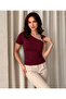 New Product Short Sleeve Modal Fabric Women's Blouse with Shoulder Accessories - 5