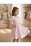 Girl's Stylish Summer Dress with Button Detail